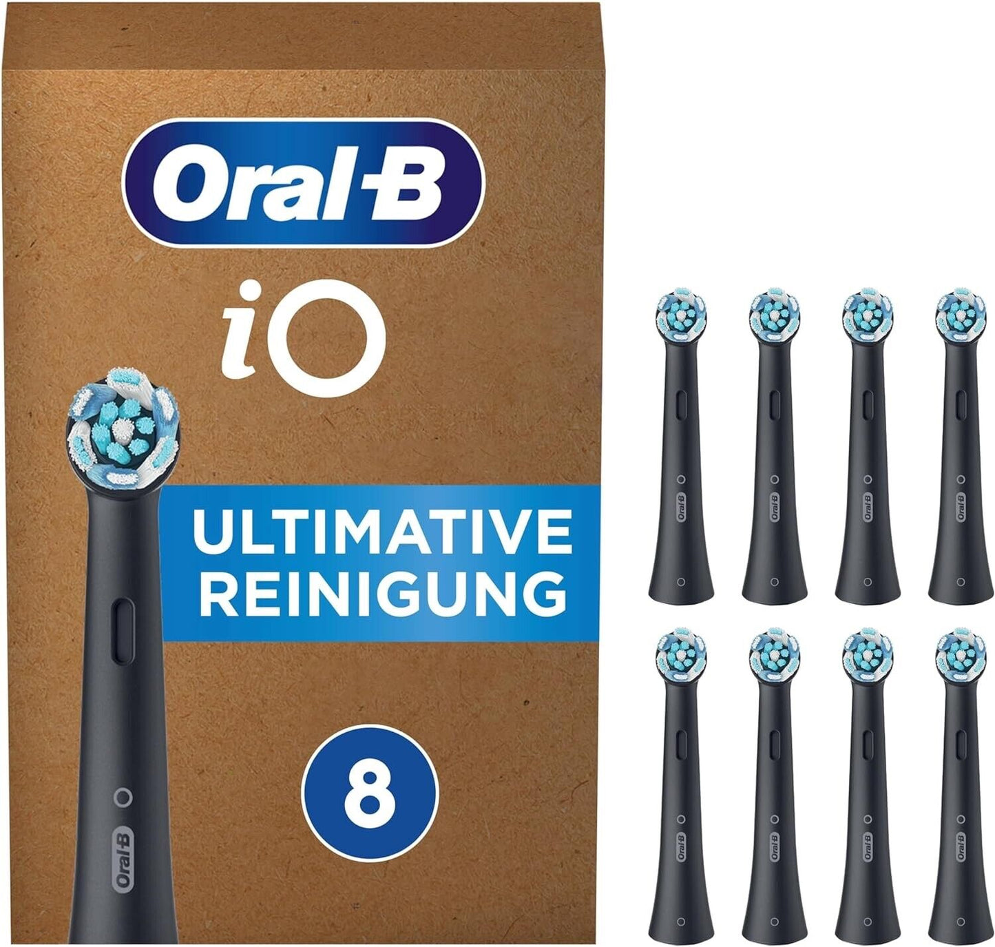 Oral-B Io Ultimative Reinigung Aufsteckbürsten Für Elektrische Zahnbürste, 8 x