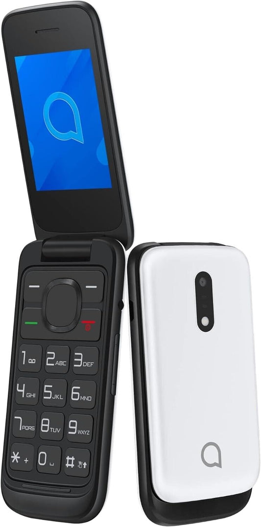 Alcatel 2057 2,4 Zoll Dual-SIM-Handy, QVGA (2 G, 4 MB RAM, 1,3 MP VGA-Kamera), B
