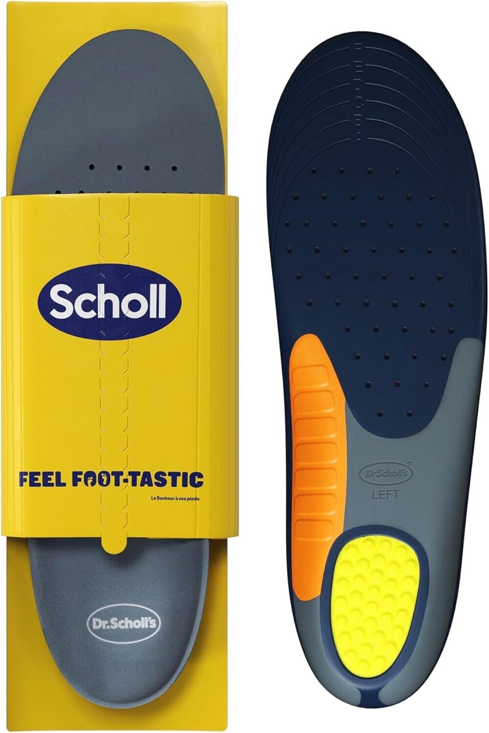 Scholl Heavy Duty Support Einlegesohlen für Männer, Größe 40-46.5