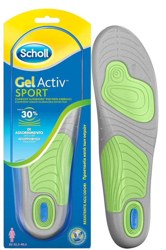 Scholl GelActiv Sport, Damen-Gel-Einlagen für Sport