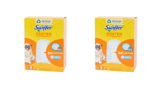 Swiffer pink Staubmagnet 2 x 8 Tücher Nachfüllpackung mit Zitrus-Duft