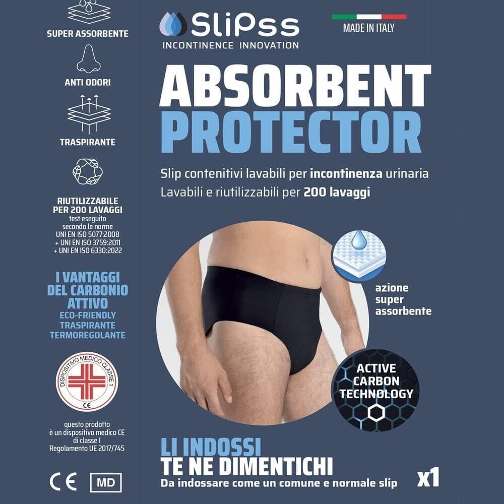 SliPss - Inkontinenzslip - L - Farbe Schwarz - Mittlere Absorptionskapazität bis