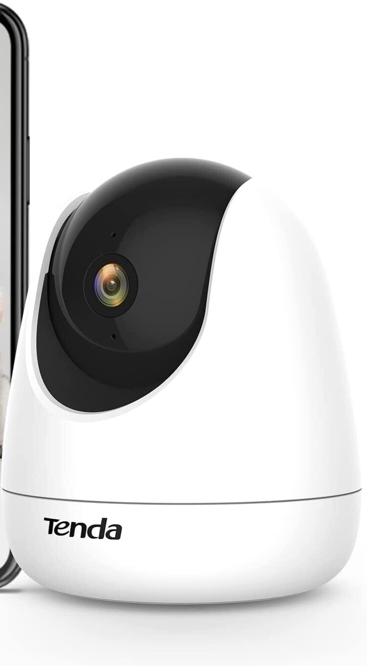 Tenda CP3 Überwachungskamera Innen, 1080P WLAN IP Kamera Mit 2-Wege-Audio, 360°