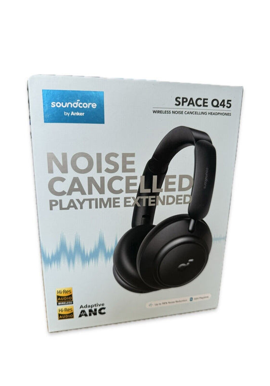 Soundcore Space One Kabellose Kopfhörer Leichtes 40h ANC Bluetooth 5.3 Schwarz