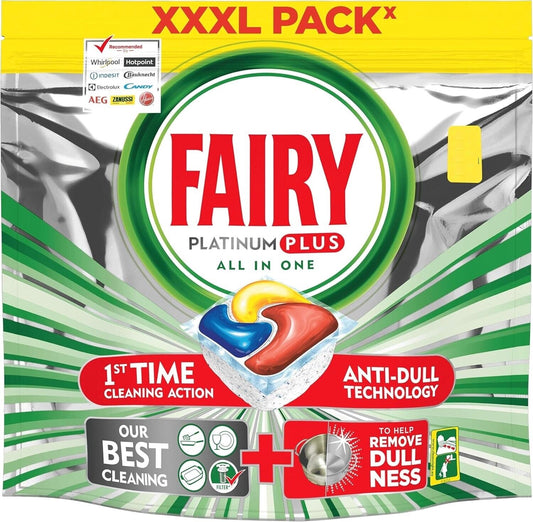 Fairy Platinum PLUS - Spülmaschinentabs All-In-One 110 Kapseln