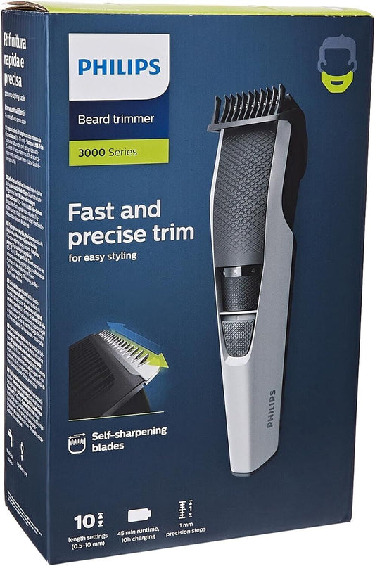 Philips Barttrimmer Serie 3000 mit Lift & Trim-Technologie Modell BT3206/14