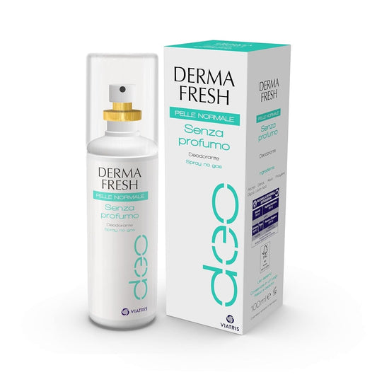 Dermafresh Deodorant ohne Gas ohne Parfüm, für normale Haut, Deodorant für Damen