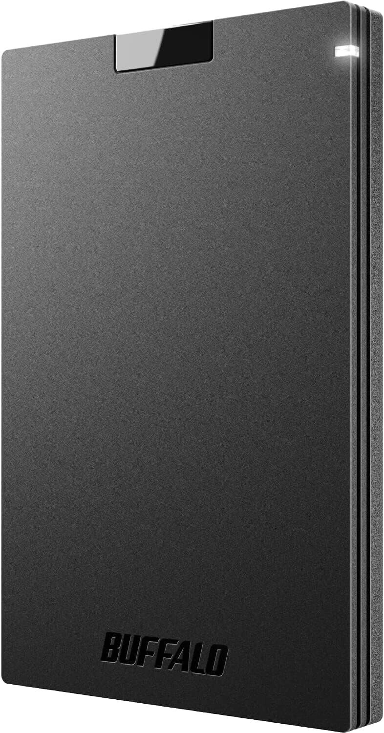 BUFFALO Externe SSD 500 GB, kompatibel mit PS4 / PS5 / Windows/Mac, USB-C