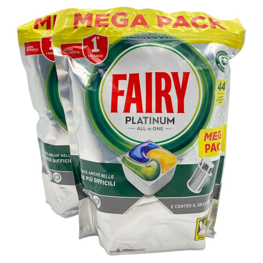 FAIRY PLATINUM ALL IN ONE Geschirrspülmaschinen-Tabs LEMON 2x44 Stück