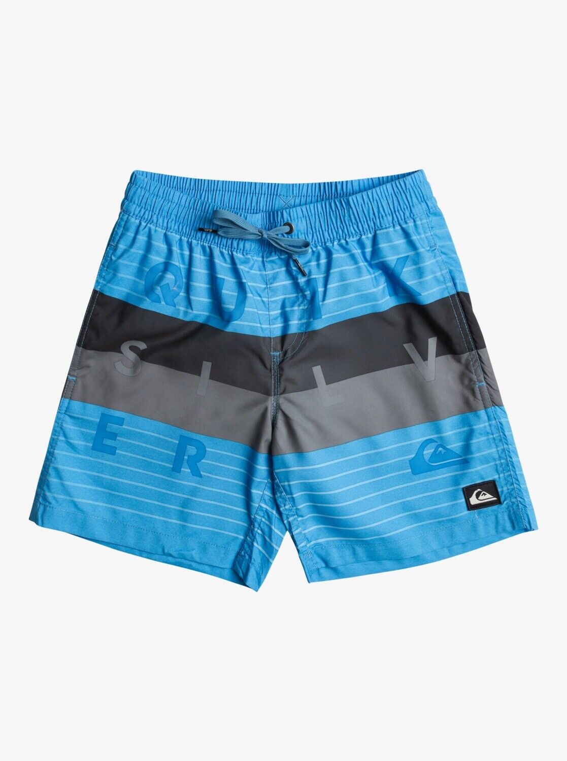 Quiksilver Word Block 15" - Schwimmshorts für Jungen Blau Gr. 8 XS