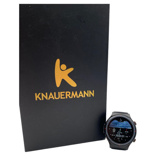 Knauermann Pro Plus 2022 Schwarz  Gesundheitsuhr  OSRAM Sensoren  EKG