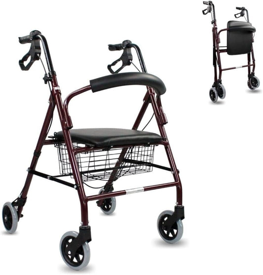 Mobiclinic Rollator Escorial Europäische Marke Rollator faltbar und leicht