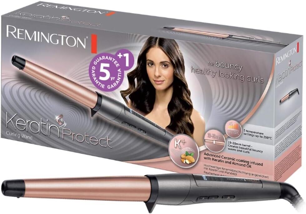 REMINGTON Lockenstab Keratin Protect CI83V6 kegelförmig 19-28mm 150-210°C