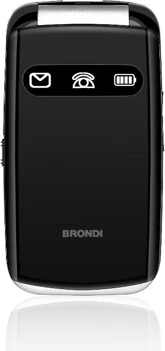 Brondi Amico Favoloso 7,11 cm (2.8") Schwarz Einsteigertelefon