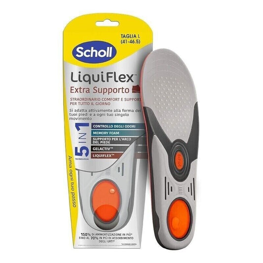 Scholl LiquiFlex Komforteinlegesohlen Extra Support - Größe L RETOURE!