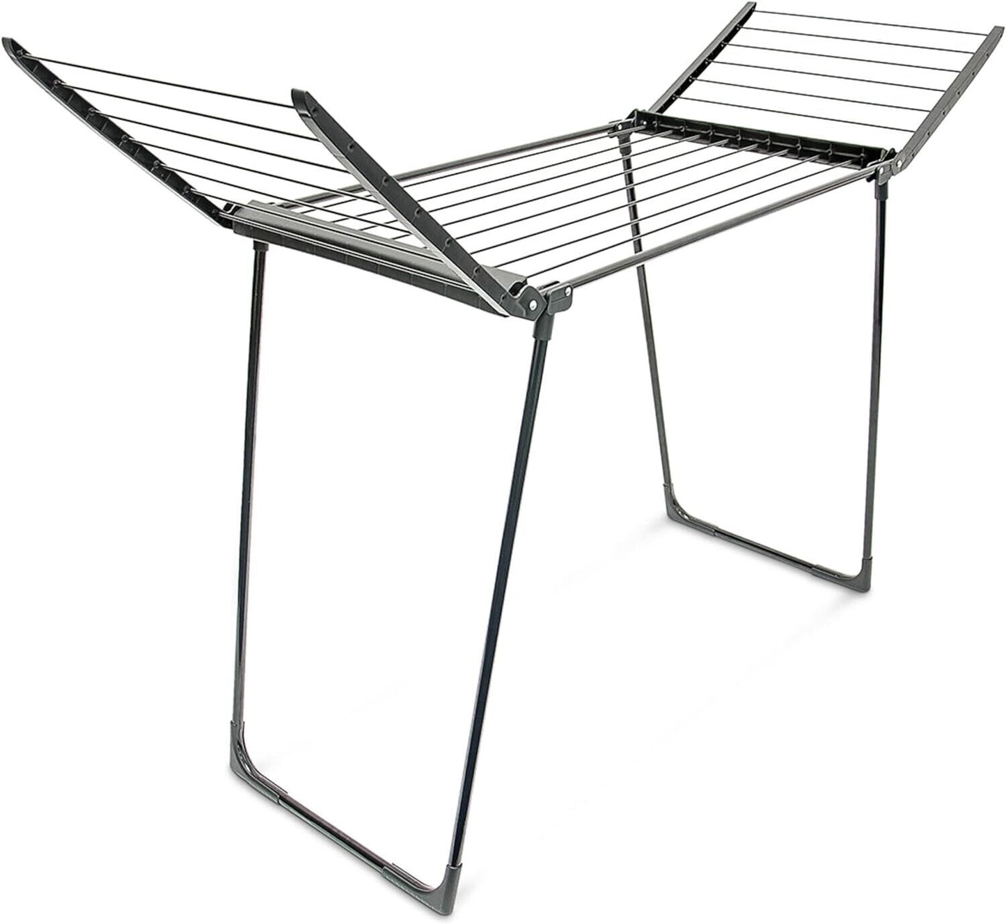 Relaxdays Standtrockner 104x169x54,5cm Wäschetrockner klappbar Trockenlänge 13 m