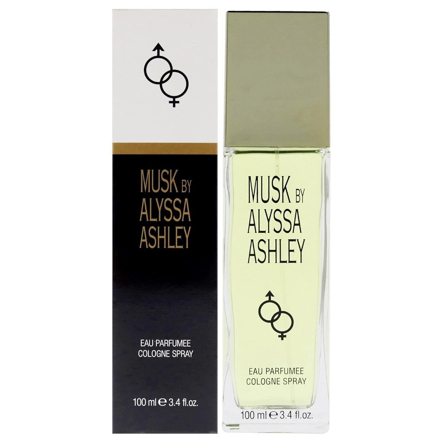 Alyssa Ashley MUSK Eau Parfumee Eau de Cologne Spray Damen und Herren 100ml